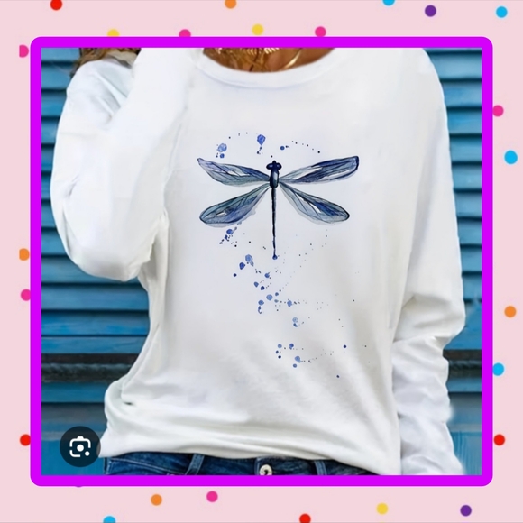 Amazon Tops - Dragonfly Sweatshirt